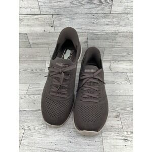 Skechers Slip-ins 104457 Women Size 7.5 Chocolate Brown Hands Free Sneakers